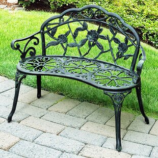 3 seater deals aluminium garden bench